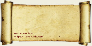 Angelina Damjanović vizit kartica